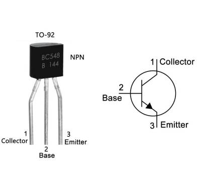 BC548 - TO92 NPN Transistör | Komponentci