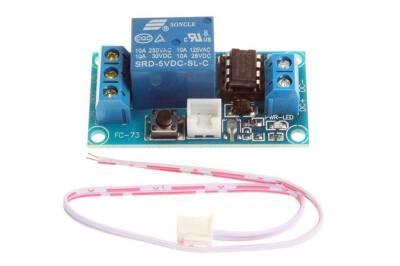 Butonlu Röle Modülü 5V 10A