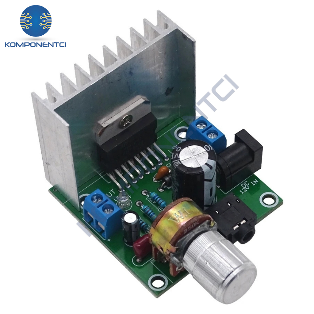 TDA7297 Amfi Devresi Amplifikatör Çift Kanal 2x15W