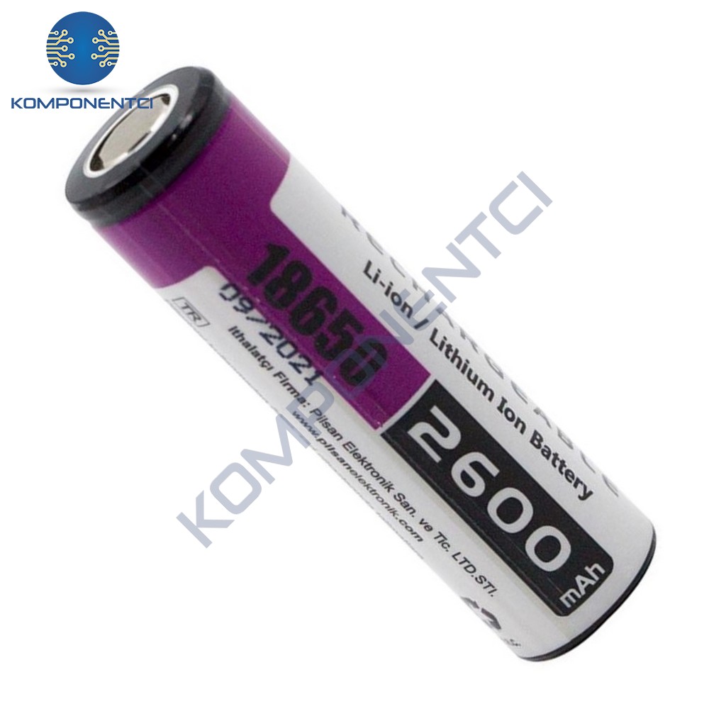 Orion 18650 3.7V 2600mAh Şarj Edilebilir Li-ion Pil