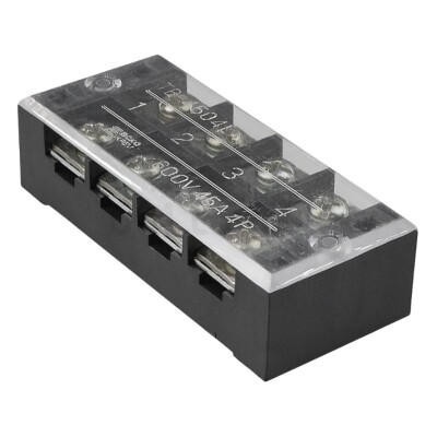 TB-4504 4P Çift Sıra Terminal Blok - 600V 45A