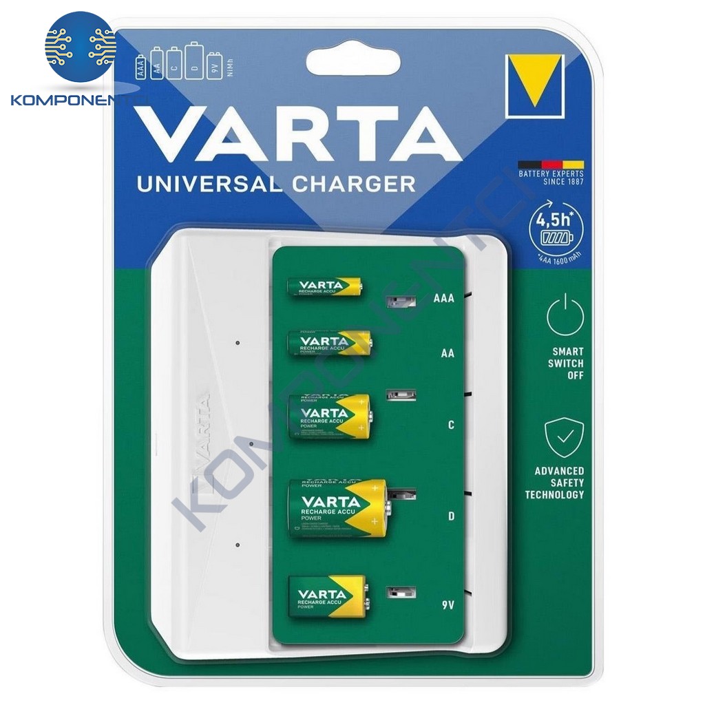 Varta 57658 Universal Pil Şarj Cihazı