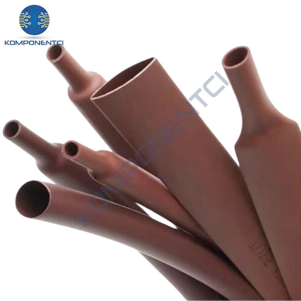 Gwest Woer Isı İle Daralan Makaron Kahverengi Çap:2.5mm 200 Metre