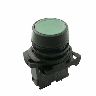 ISP-AA31 Yaylı Push Buton -Yeşil