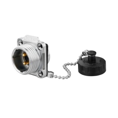 YW-20-C02SX-03-401 2-Pin Su Geçirmez Konnektör - Erkek