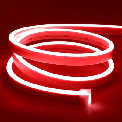 12V Esnek Neon Şerit Led 5 Metre - Kırmızı