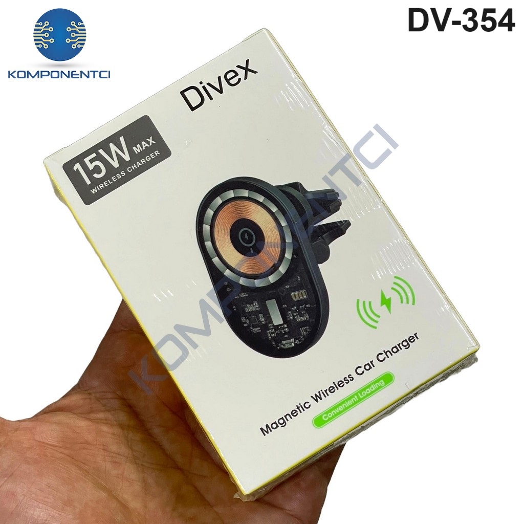 Divex Kablosuz Araç Şarj Cihazı Manyetik Wireless Şarj Aleti DV-354