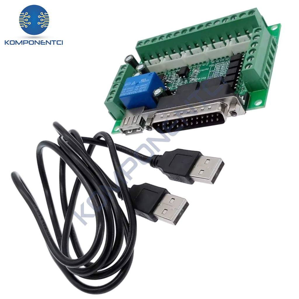 5cコントロール 5 Eksenli Cnc Kontrol Kartı Mach3 Step Motor Sürücü | Komponentci