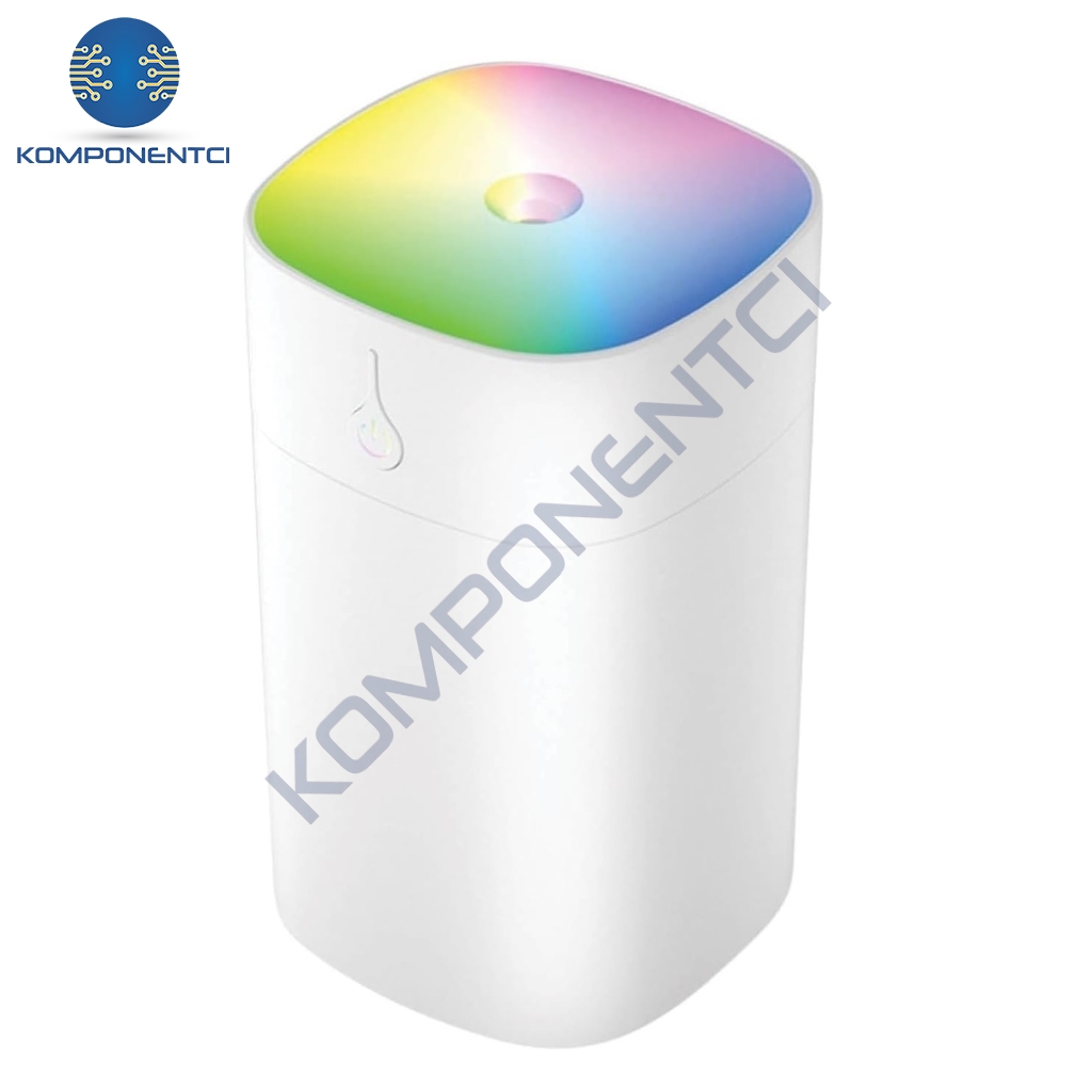 400ml Ultrasonik Hava Nemlendirici Buhar Yapıcı Difüzör Humidifier Beyaz
