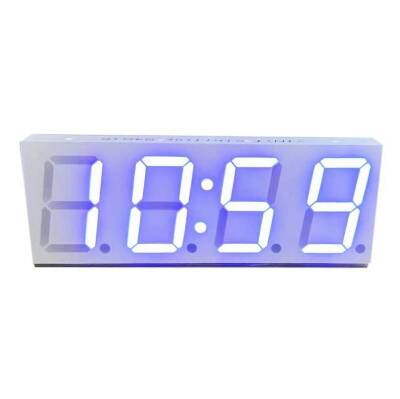Wifi 4 Digit Led Display Saat / Alarm Modülü - Mavi