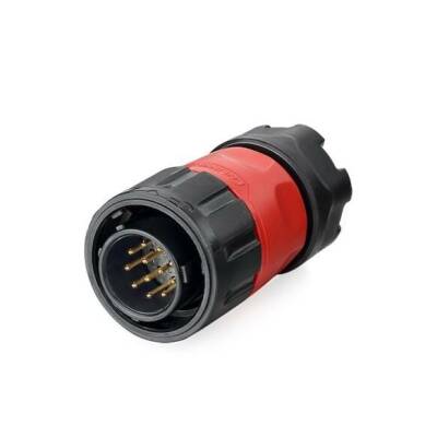 YM-20-C12PE-02-001 12-Pin Su Geçirmez Konnektör - Erkek