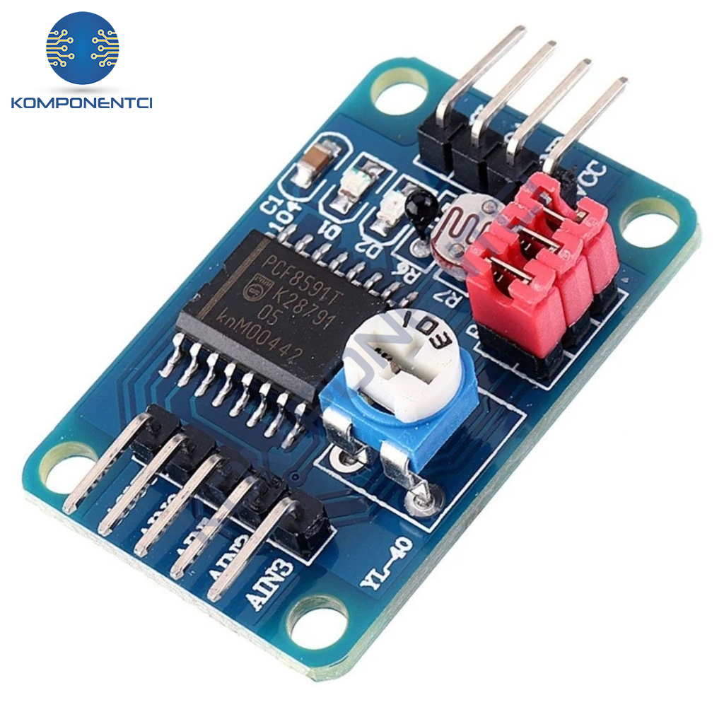 PCF8591 Analog-Dijital ve Dijital-Analog Dönüştürücü Modül