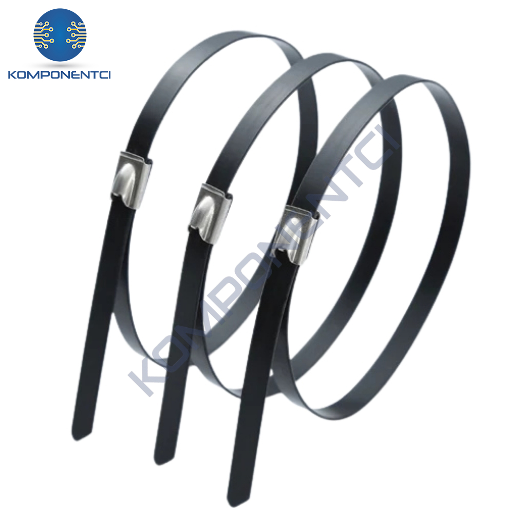 GWEST PVC Kaplı Metal Kablo Bağı PVC MTL 680 HD 680x7,9mm (100 adet)