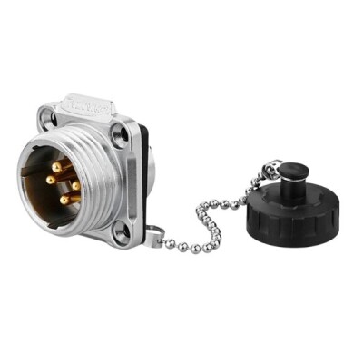 YW-20-C04SX-03-401 4-Pin Su Geçirmez Konnektör - Erkek