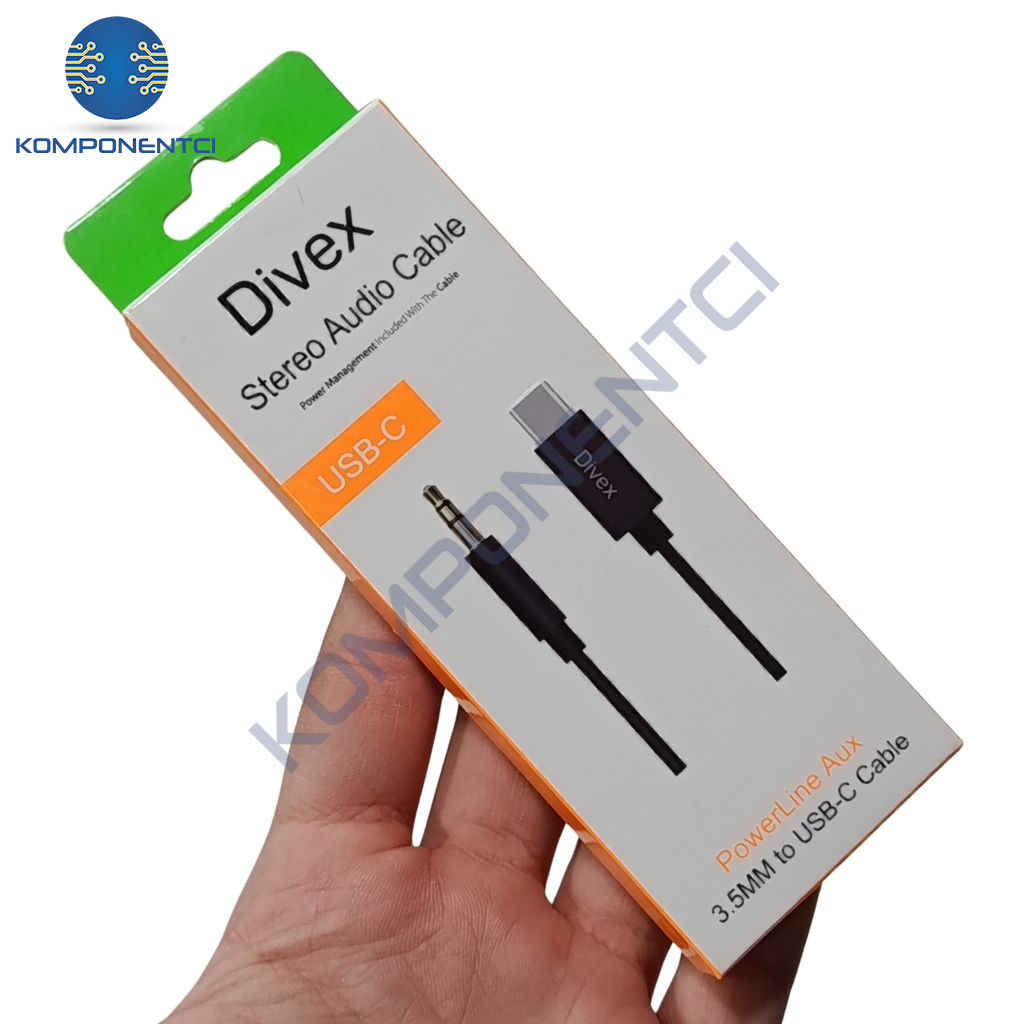 Type-C to 3.5mm Stereo Audio Aux Kablo 1m Siyah DA-162