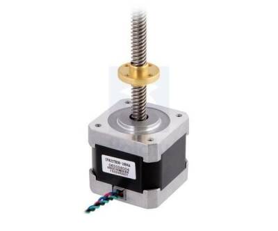 NEMA 17 28 cm Vidalı Milli Bipolar. 200 Adım. 42×38mm. 2.8V Step Motor - SY42STH38-1684A