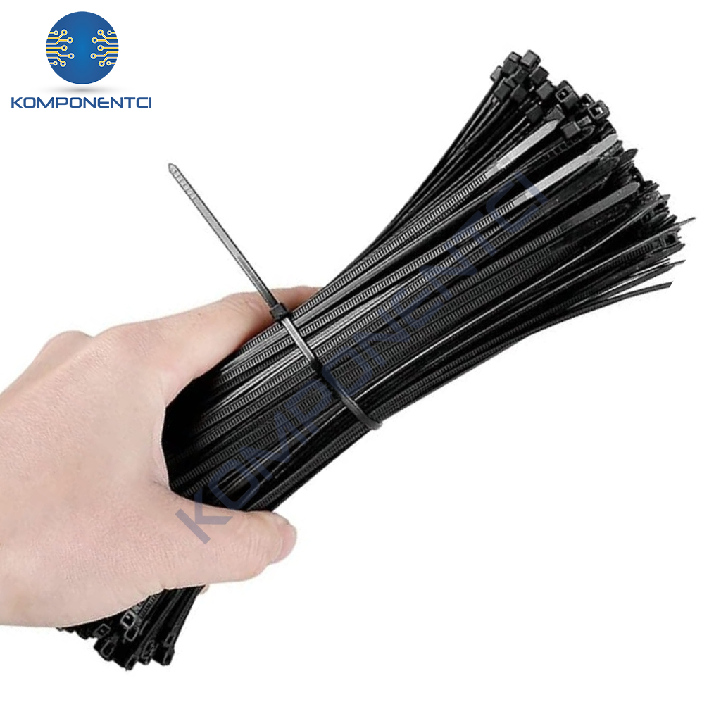 GWEST Kablo Bağı GT 200 ST UV 200x4,8mm Ultraviole Siyah (100 adet)