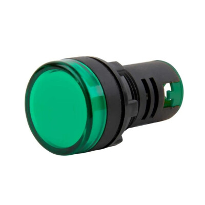 AD16-22DS 12-24V AC/DC Sinyal Lambası - Yeşil