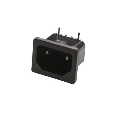 Erkek Power Soketi 90 Derece - 2 Pin