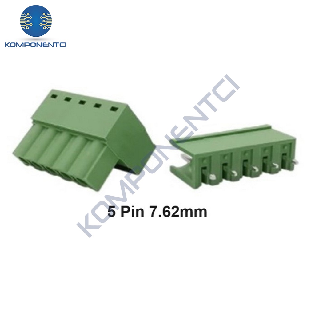 5 Pin 7.62mm Geçmeli 180C Takım Klemens