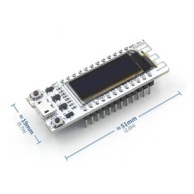 Esp8266 Tabanlı 0.91'' Oled Ekran 32Mb Geliştirme Kartı
