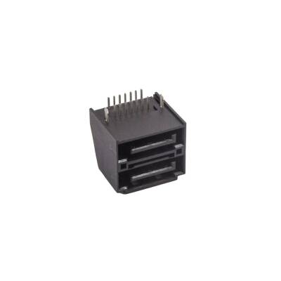 2 Port Dişi SATA Konnektör PCB Tipi