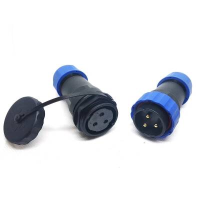 SD28 3 Pin 28mm Su Geçirmez Konnektör Takımı