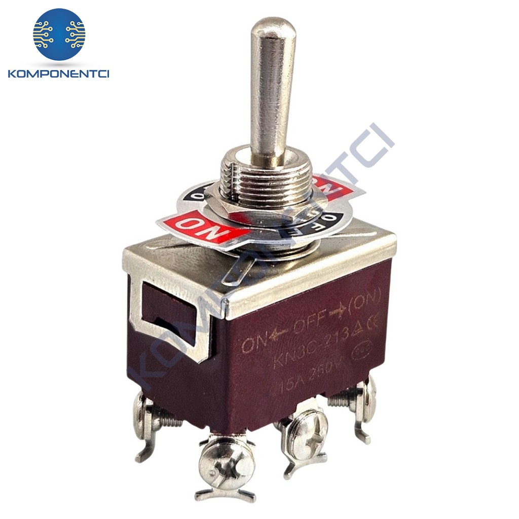 IC-159 Toggle Switch 6P On-Off-Mom Ø12mm KN3C-213