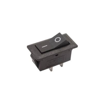 KCD3 Tekli Dar 2-Pin On/Off Anahtar - Siyah