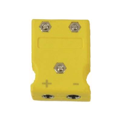 CK-45SR-Dişi - NiCr-Ni Termokupl Priz Sarı