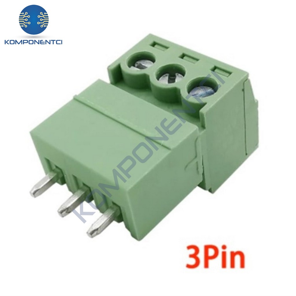 3 Pin 3.81mm Geçmeli 180C Takım Klemens