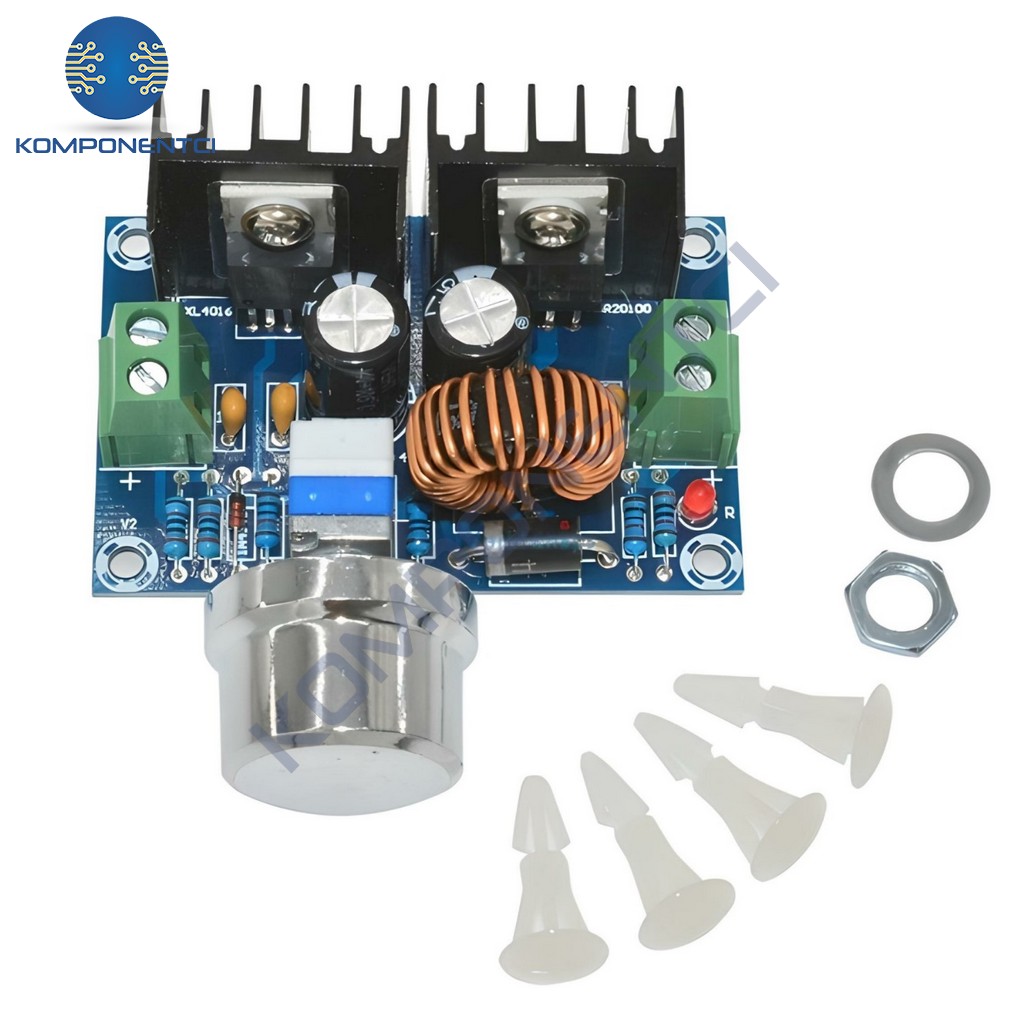 HX-M401 8A 200W Voltaj Düşürücü Regülatör Kartı XL4016 Pot Ayarlı