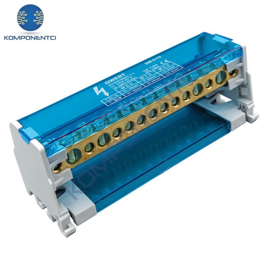 Gwest GW-2x15 2 Kutuplu 125A Girişli Dağıtıcı Ünite