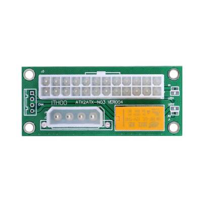 ATX - SATA Molex 24 Pin Güç Kaynağı Bağlantı Adaptörü