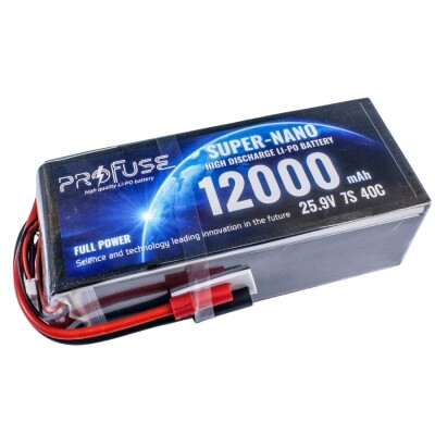 25.9V 7S 12000mAh 40C Lipo Batarya