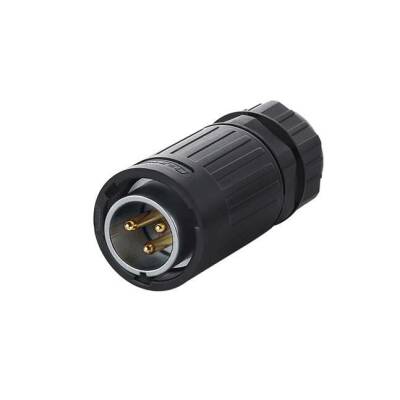 YA-20-C03PE-01-001 3-Pin Su Geçirmez Konnektör - Erkek