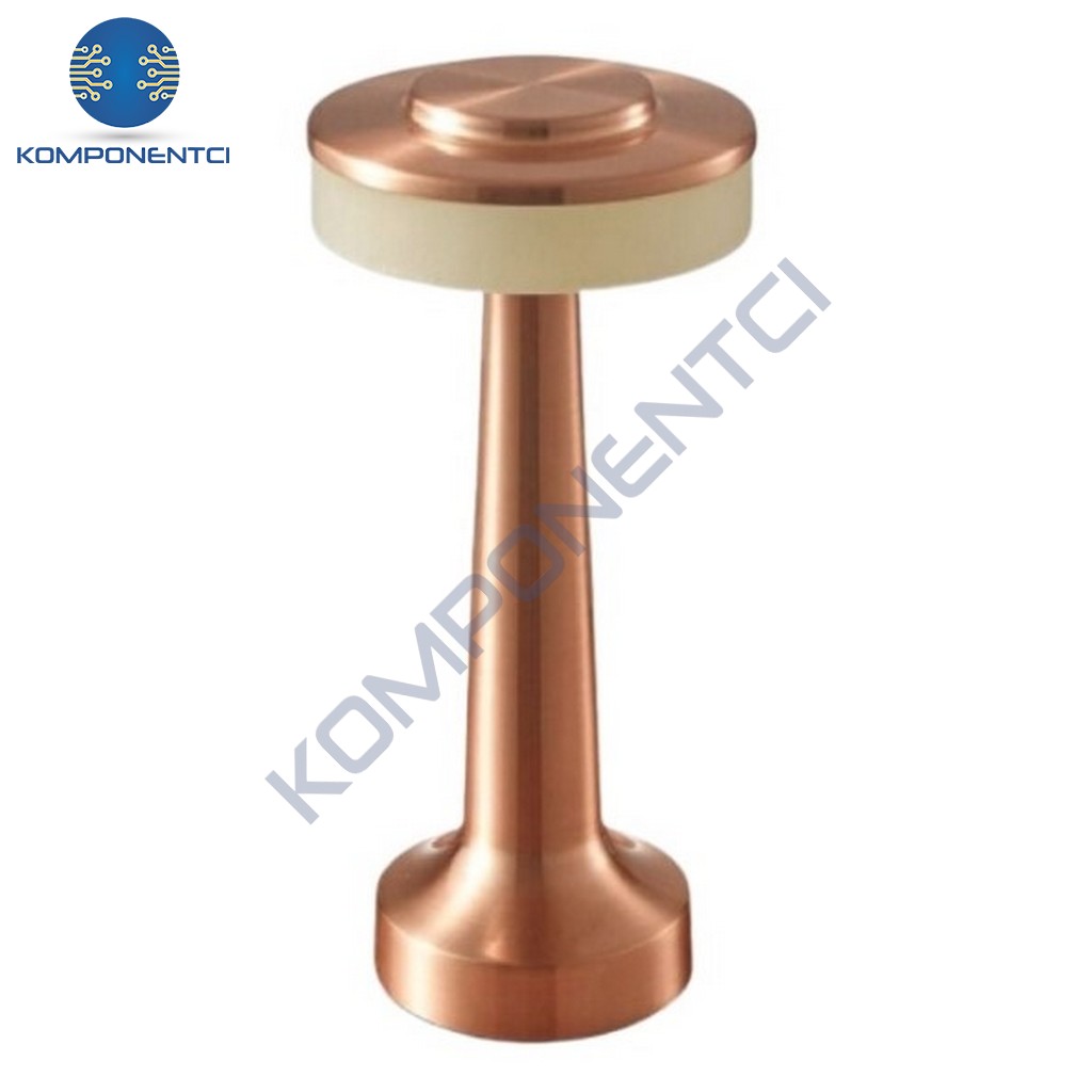 NOAS Girit Bronz Renk Led Dokunmatik Masa Lambası Şarjlı YL86-1233