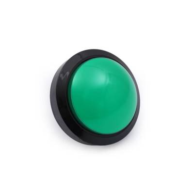 100mm 12V Işıklı Oyun Makinesi Butonu - Yeşil