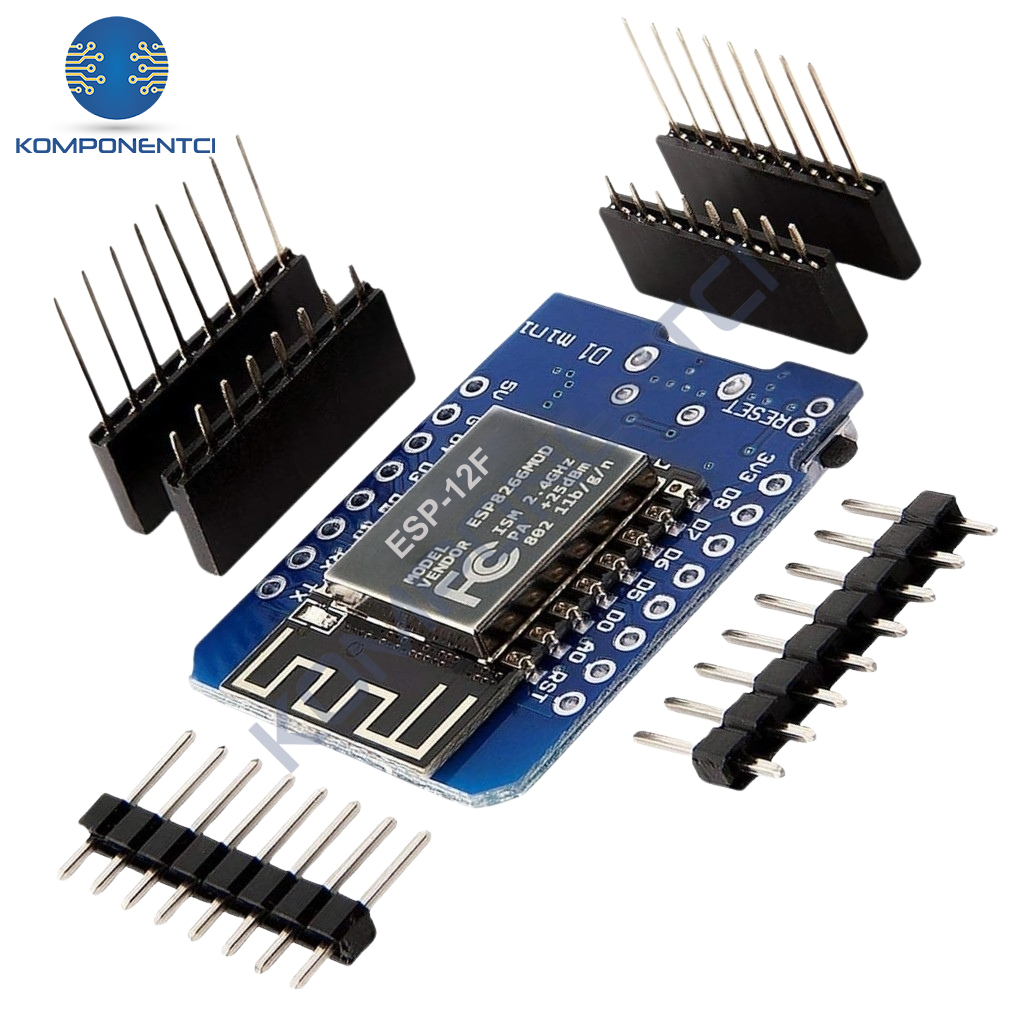 WeMos D1 Mini - ESP8266 Tabanlı Arduino Kartı ESP-12F