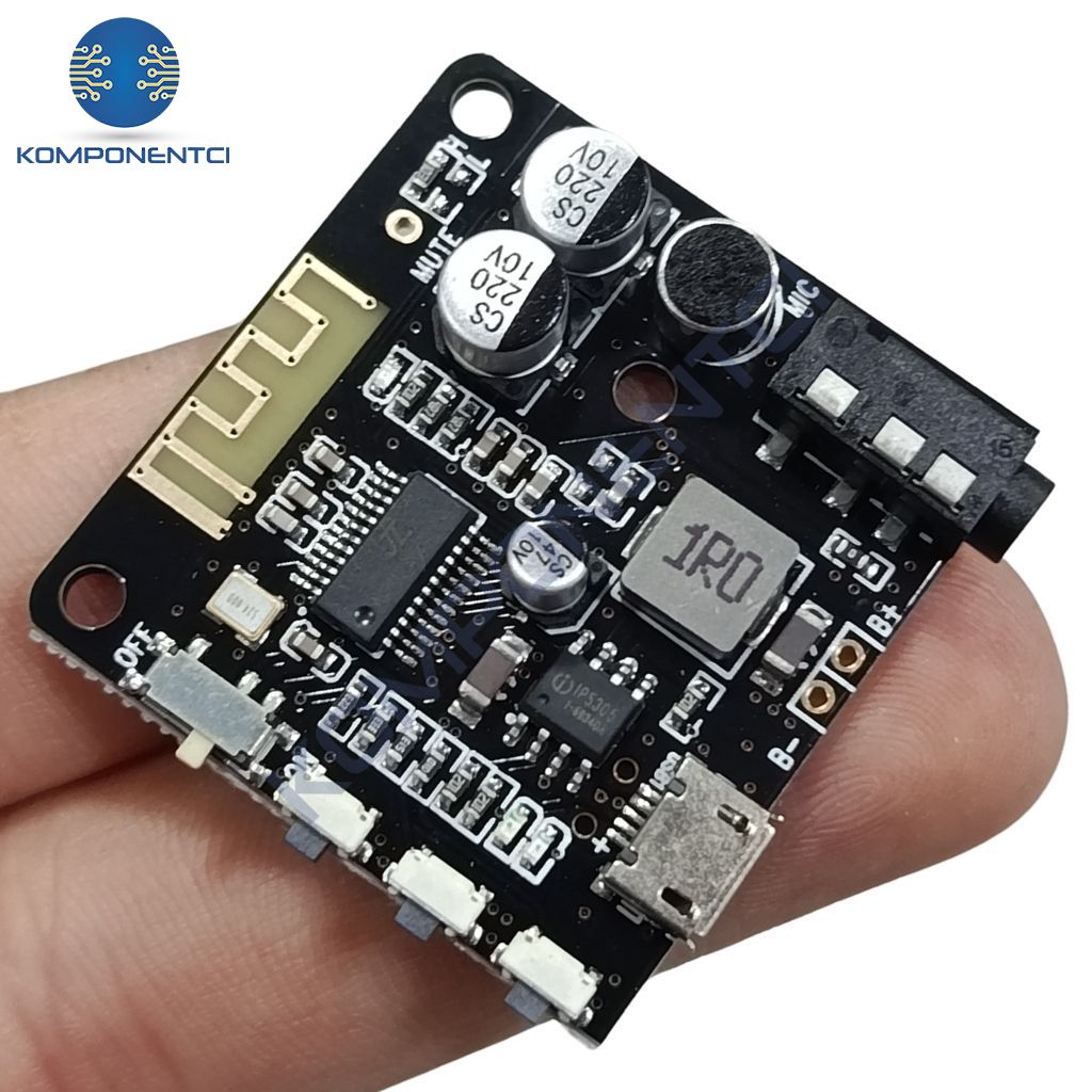 VHM BT5.0 Pro Bluetooth Ses Alıcı Kartı Bluetooth 5.0 Mp3 Modülü Pro Mikrofonlu