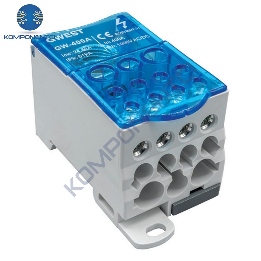 Gwest GW-400A Tek Kutuplu 400A Girişli Dağıtıcı Ünite