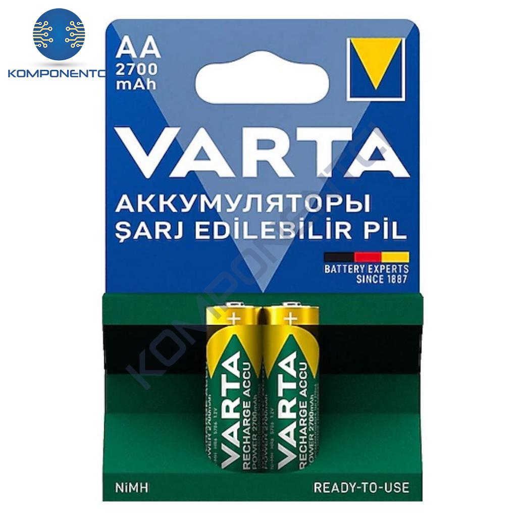 Varta 2700mAh AA Şarj Edilebilir Pil 2'li Paket