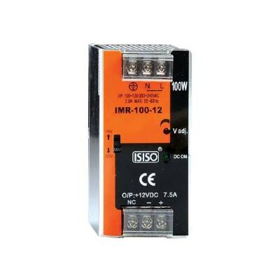 IMR-100-24 - 100W 24VDC 4.2A Ray Montajlı Kapalı Tip Mini Güç Kaynağı
