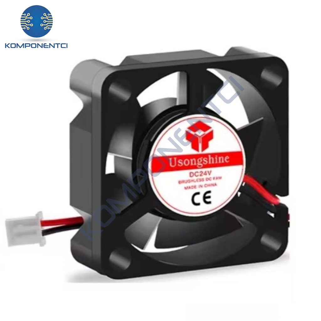 Kare Fan 30X30X10mm 24V DC 2 Pin
