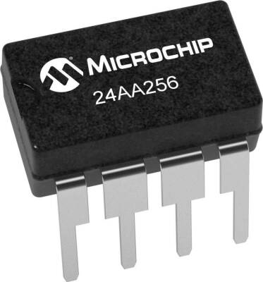24AA256-I/P DIP-8 400kHz Mikrodenetleyici