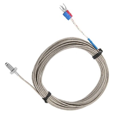 WRET-02 E-tip 0-400C M6 Termokupl - 2 Metre