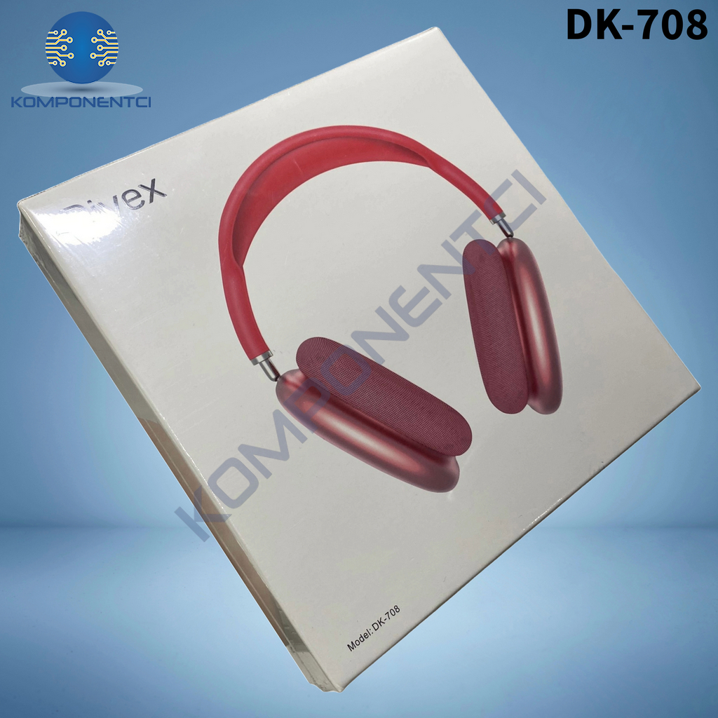 Divex Apple Uyumlu Airpods Max Kulaküstü Kulaklık DK-708 Kırmızı