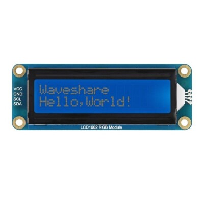 2X16 RGB LCD Display - I2C Bus