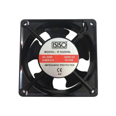 IF-9225HSL 220VAC Metal Fan 92x92x25mm
