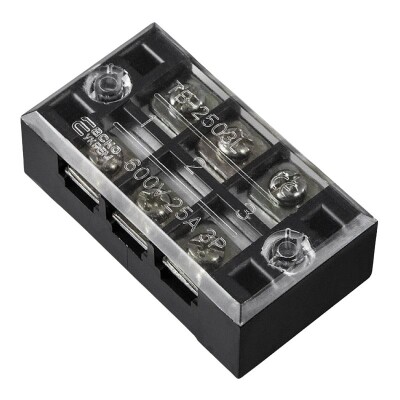 TB-2503 3P Çift Sıra Terminal Blok - 600V 25A